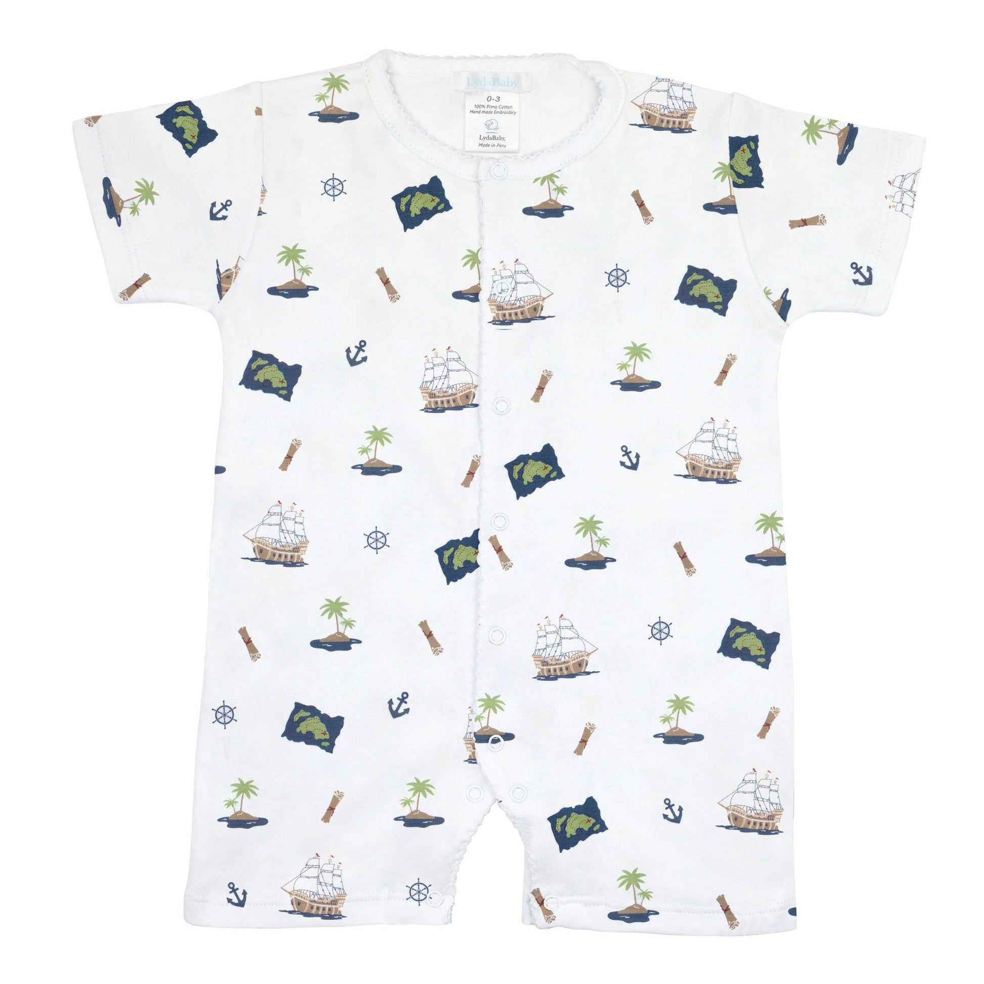 LYDA BABY PIRATE'S ISLAND Boy Romper - Persnickety Shop