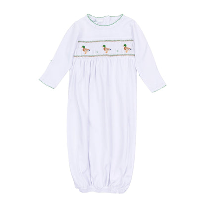 Magnolia Baby Mallard Moments Smocked Gown
