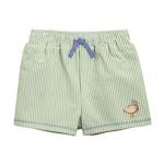 Stripe Embroidered  Duck Boys Swim Trunks - Persnickety Shop