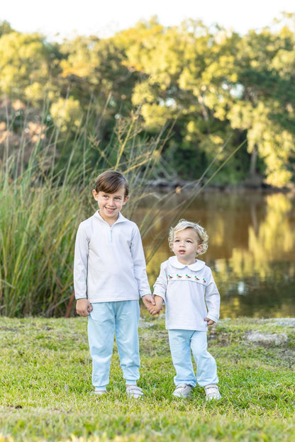 Trotter Street Kids Boy Mallard Migration Bloomer Pant Set