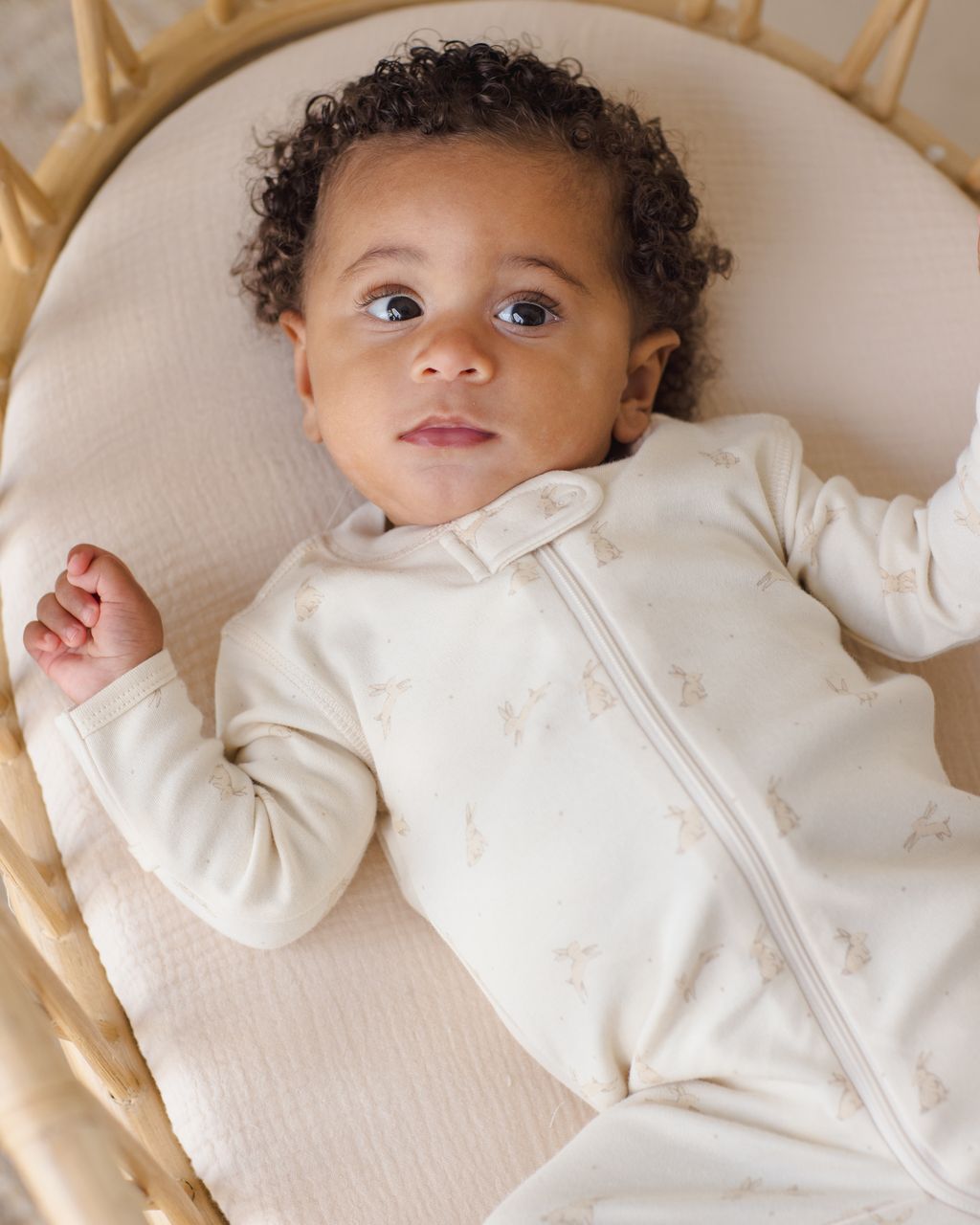 Zip Long Sleeve Sleeper Footie || Bunnies - Persnickety Shop