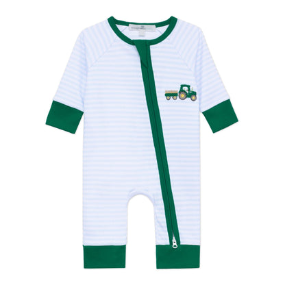 MAGNOLIA BABY Little Farmer Applique Zip Playsuit - Persnickety Shop