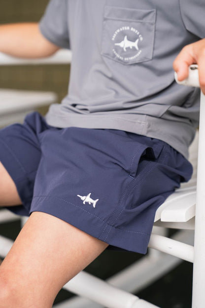 SALTWATER BOYS COMPANY PERFORMANCE POCKET TEE- GOLF