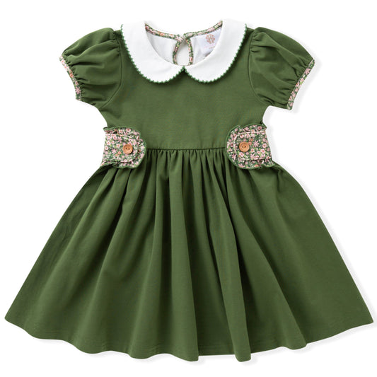 Swoon Olive Proper Gwen Dress - Persnickety Shop