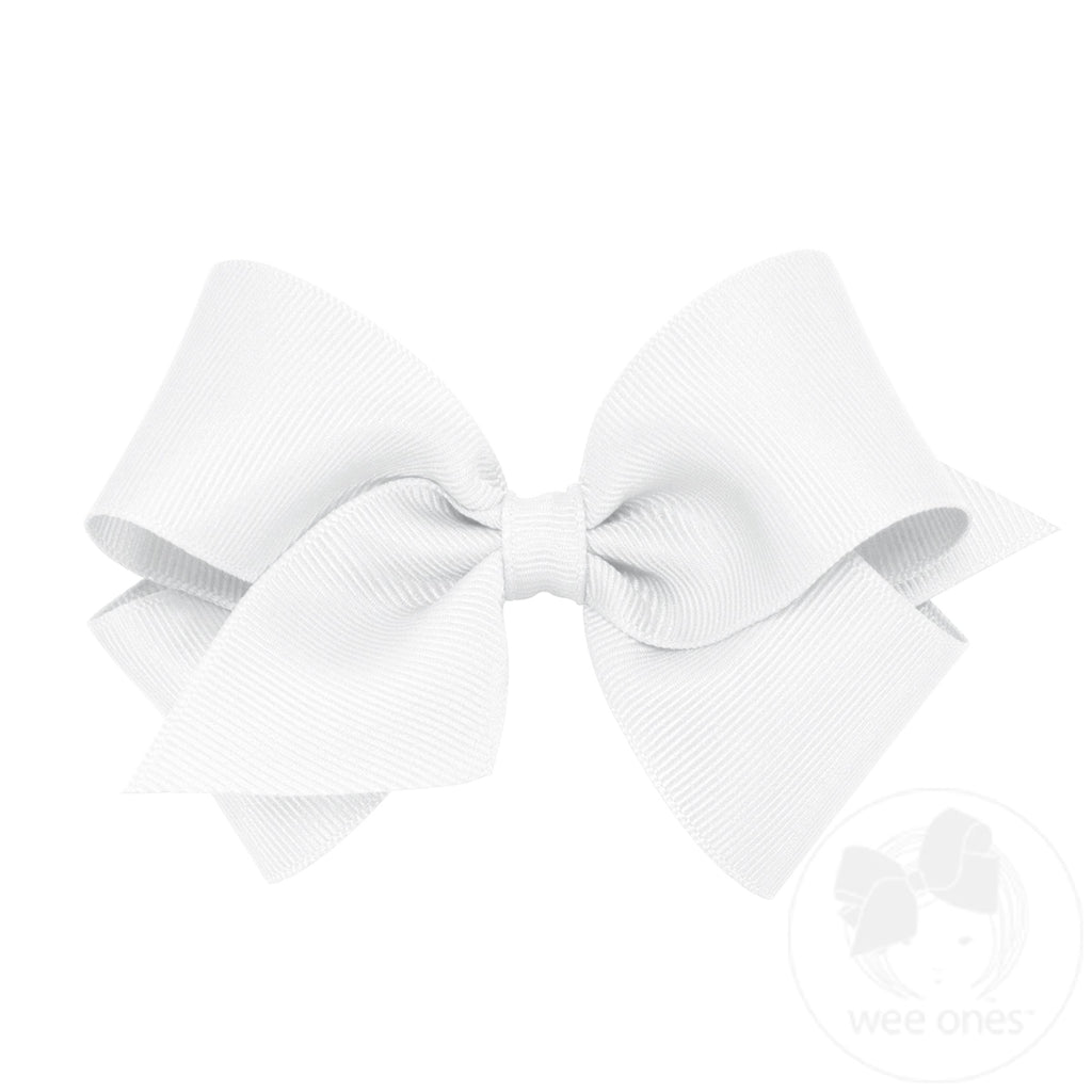 Small Classic Grosgrain Hair Bow (Plain Wrap)