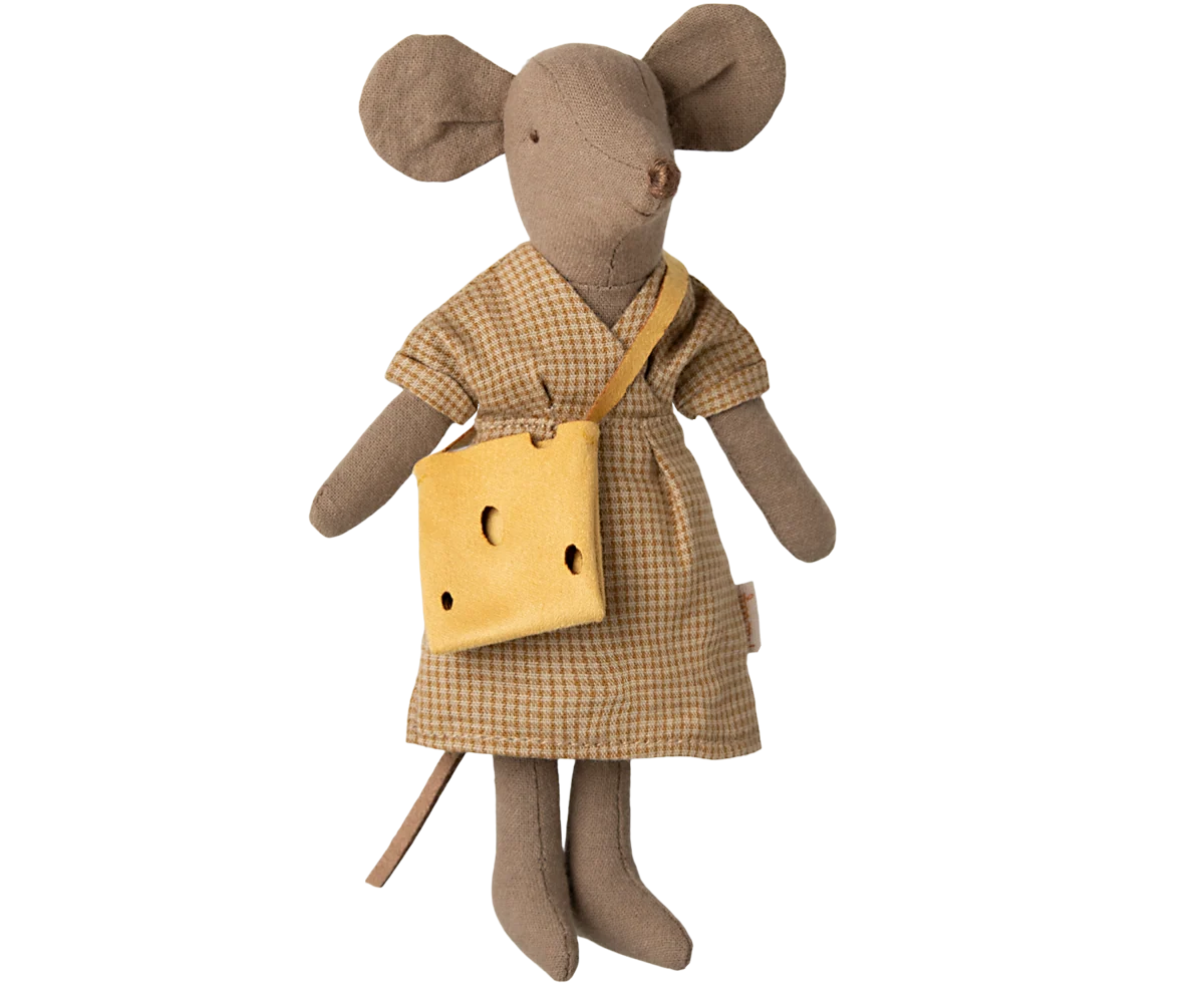 Maileg NEW Mum mouse - Light brown