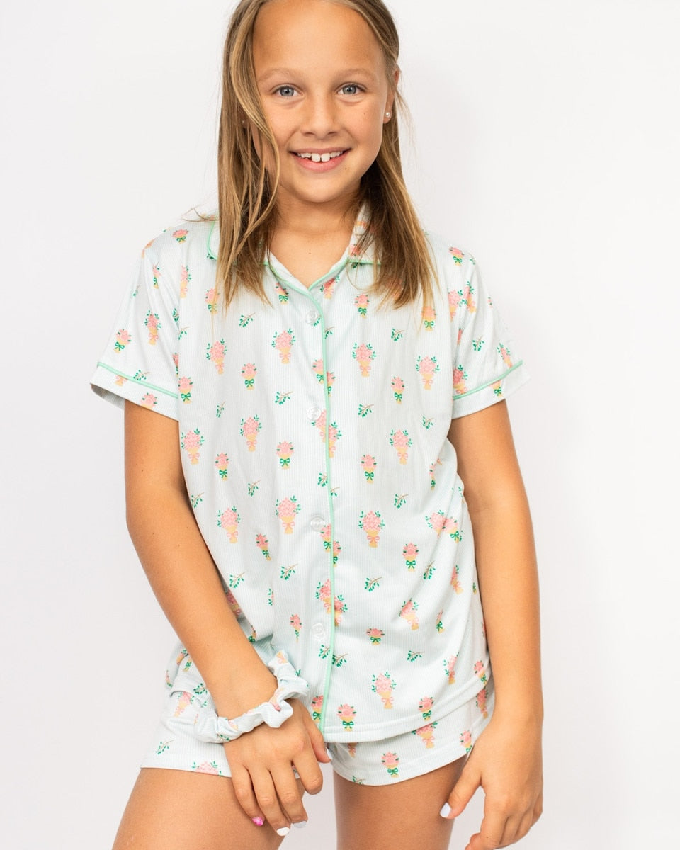 Royal Standard Love Blooms Here Long Sleeve Pajamas - Persnickety Shop