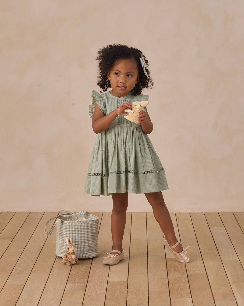 EASTER BASKET EUCALYPTUS CHECK - Persnickety Shop