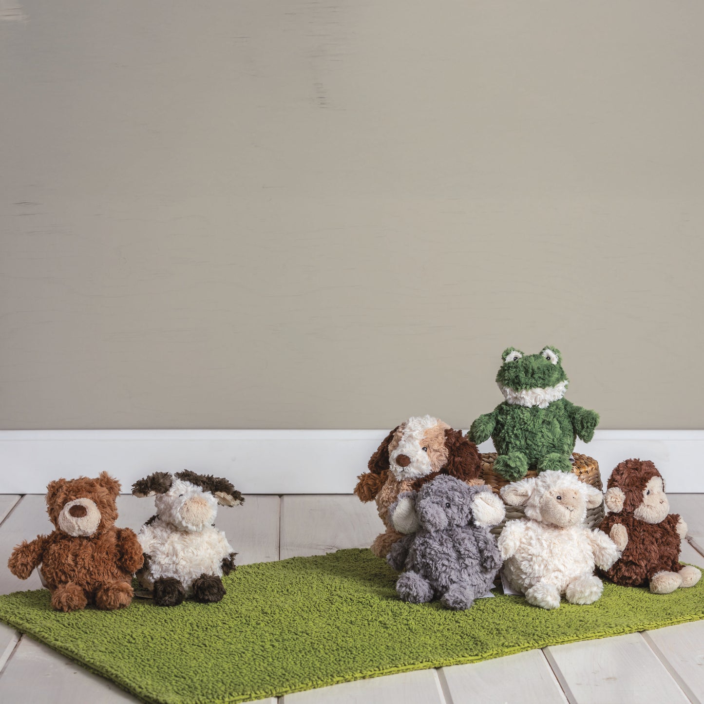 Again Friends Sprouts Teddy - 6" Plush Toy - Persnickety Shop