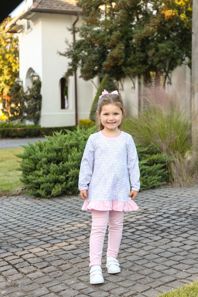 Trotter Street Kids Girl Hidden Castle Pant Set