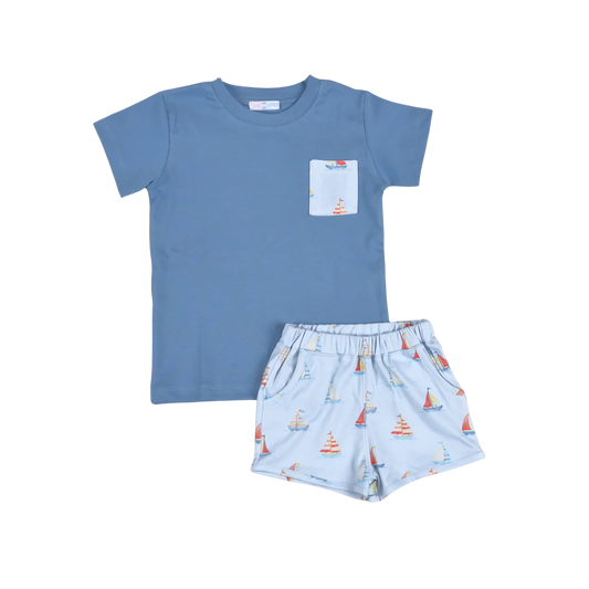 Baby Loren Sail Away Short Set - Persnickety Shop