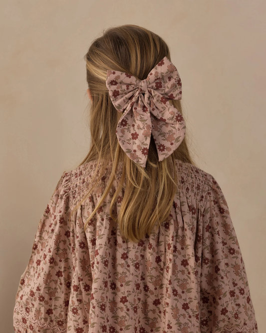 RYLEE + CRU OVERSIZED BOW PINK FLORAL