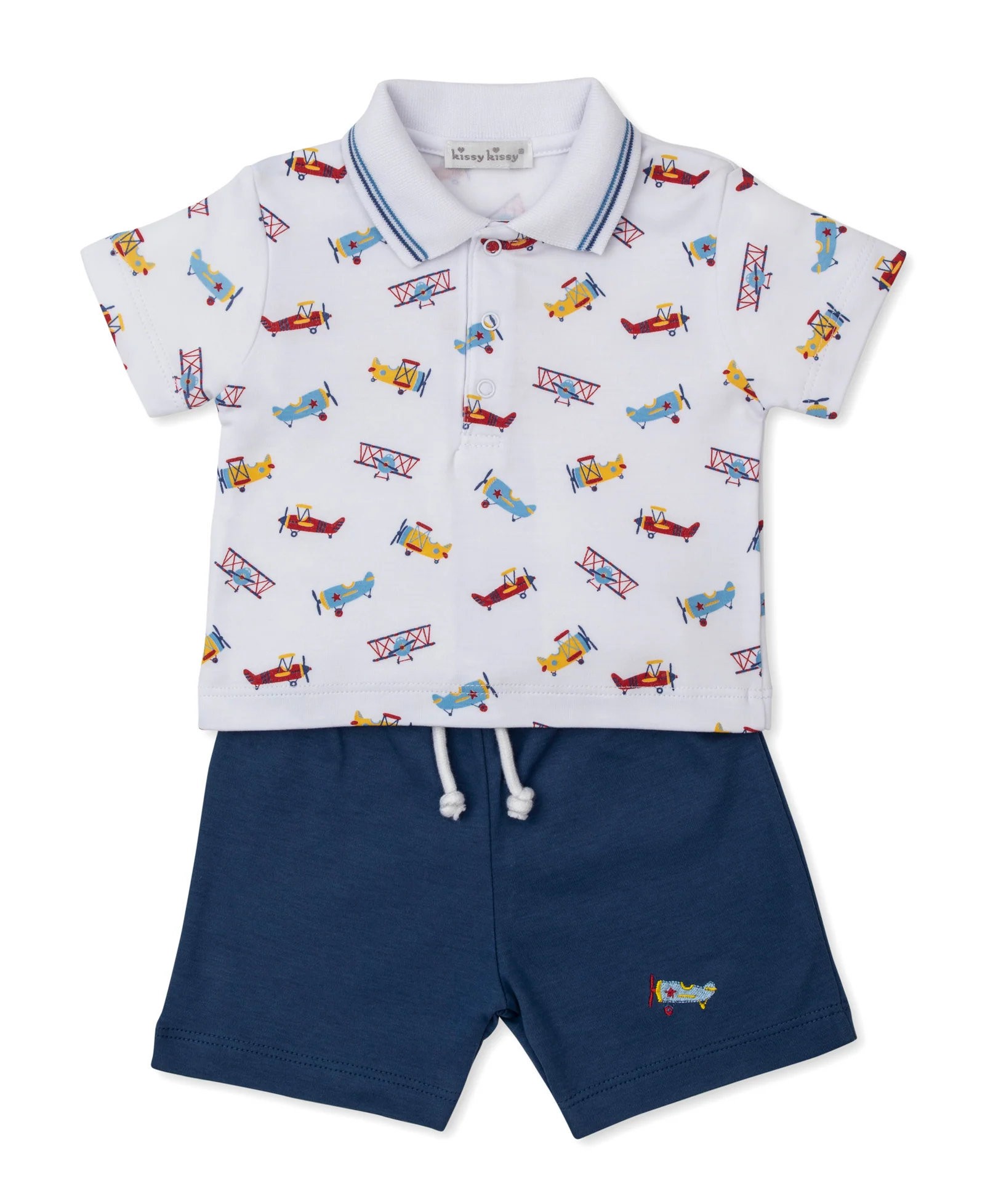 Kissy Kissy Let's Fly Away Bermuda Set - Persnickety Shop