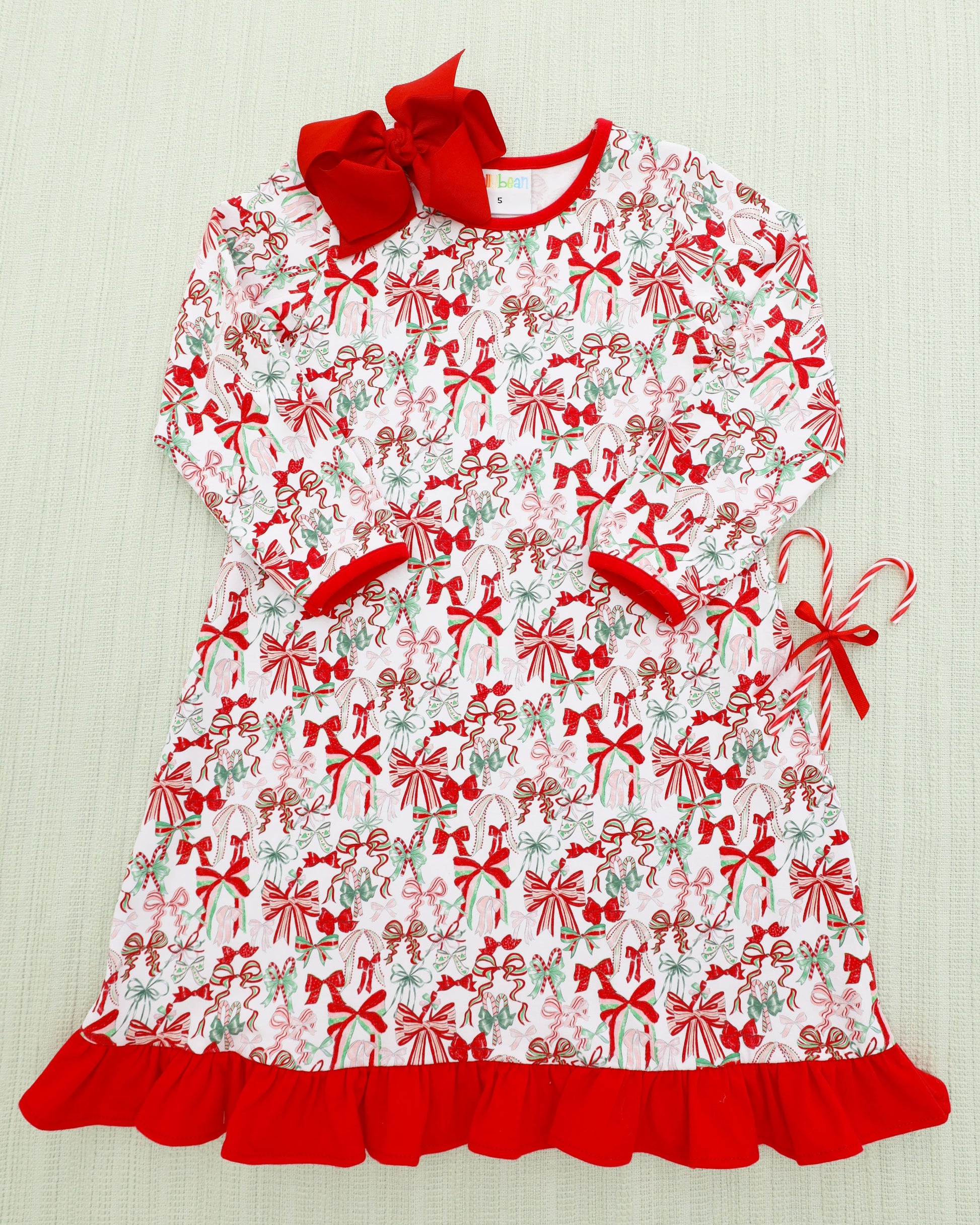 PRE-ORDER |Wrapped in a Bow Dress Jellybean by Smock Candy - Persnickety Shop