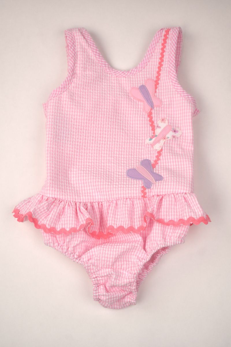 Funtasia Too Pink Seersucker Butterfly Swim Collection – Baby & Toddler Girls by Funtasia Too! (Copy) - Persnickety Shop