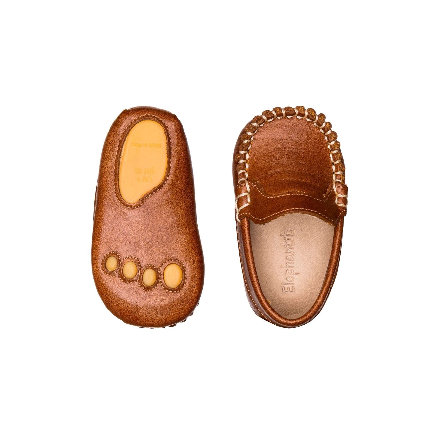 ELEPHANTITO Moccasin for Baby Natural Brown- Boys - Persnickety Shop