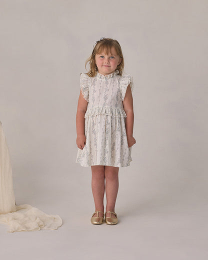 Noralee ALICE DRESS FRENCH FLORAL STRIPE - Persnickety Shop