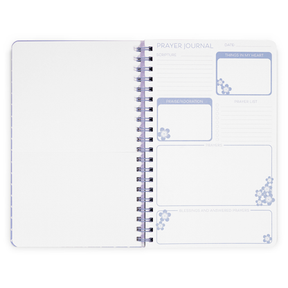 PRAYER JOURNAL, BLUE FLORAL - Persnickety Shop