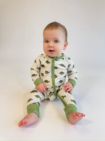 GOOSIES Convertible Zip Pajamas - Lake Fish