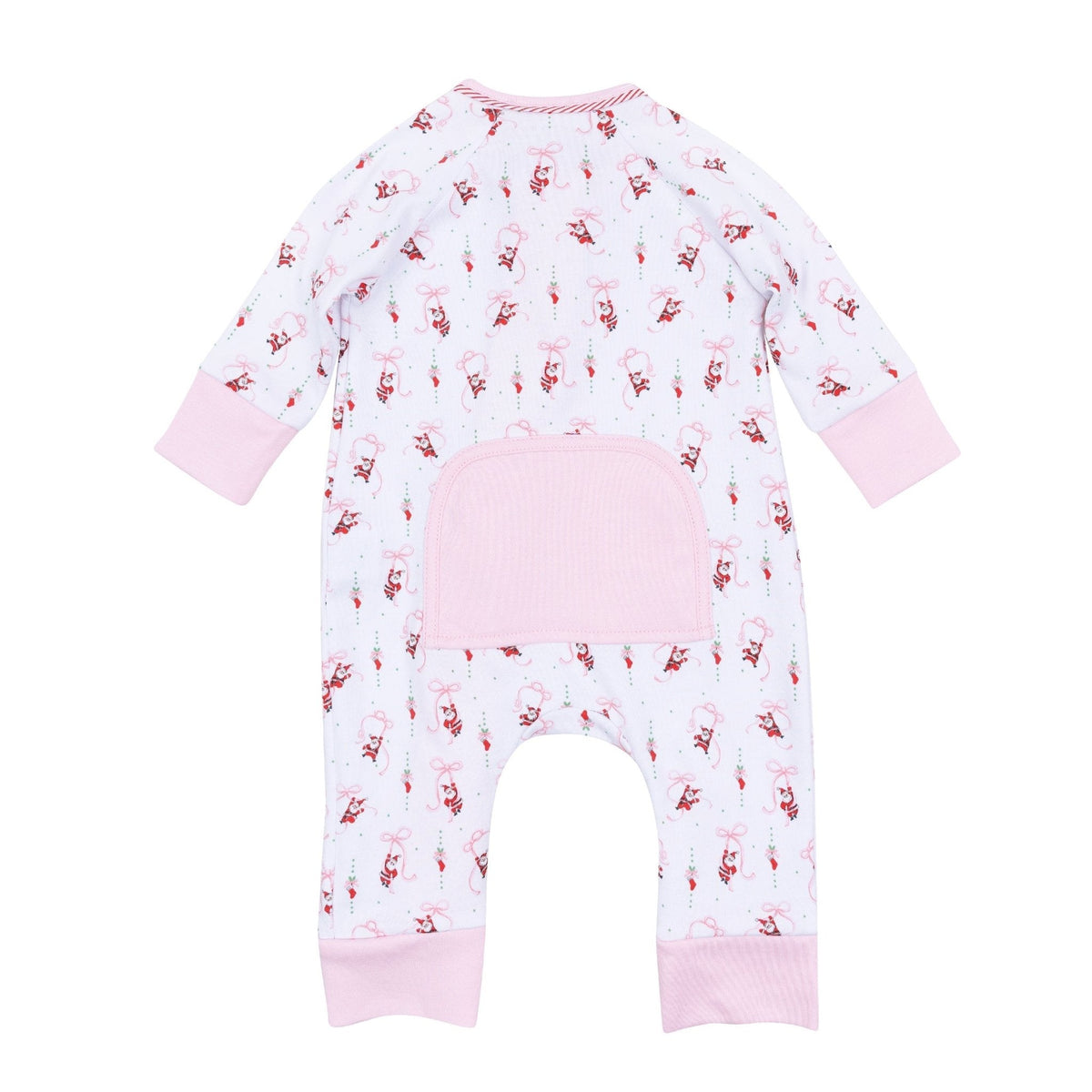 Magnolia Baby | Jolly Ribbons Print Zip Playsuit