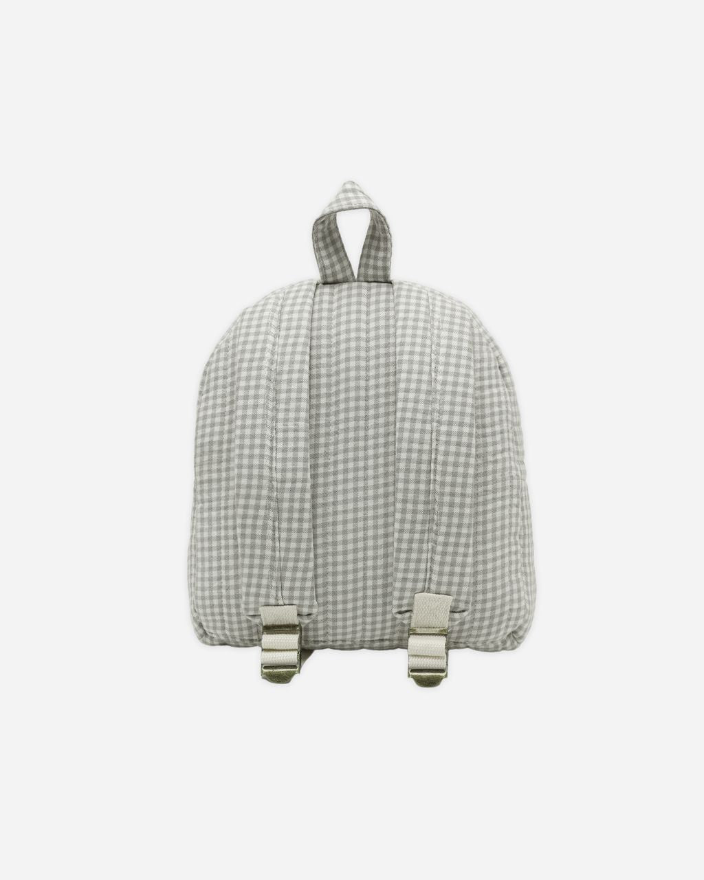 Mini Backpack || Sage Gingham - Persnickety Shop