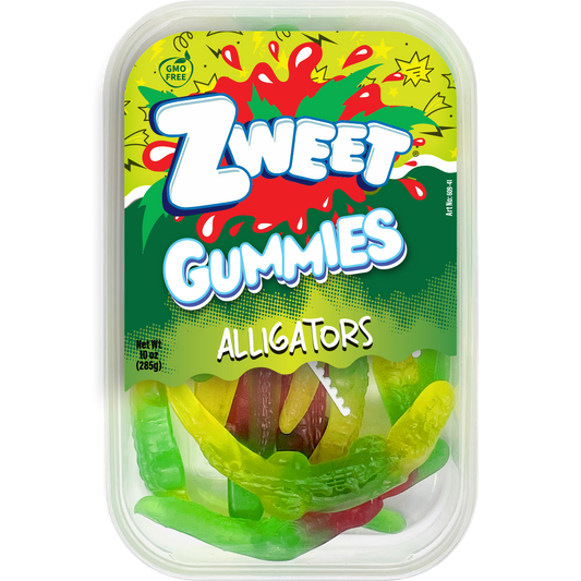 Zweet Gummy Alligators – 10 oz Tub - Persnickety Shop