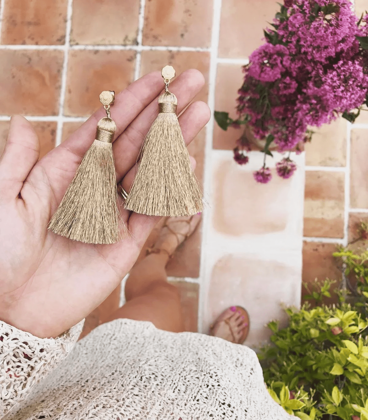 Champagne Shimmers Earrings - Persnickety Shop