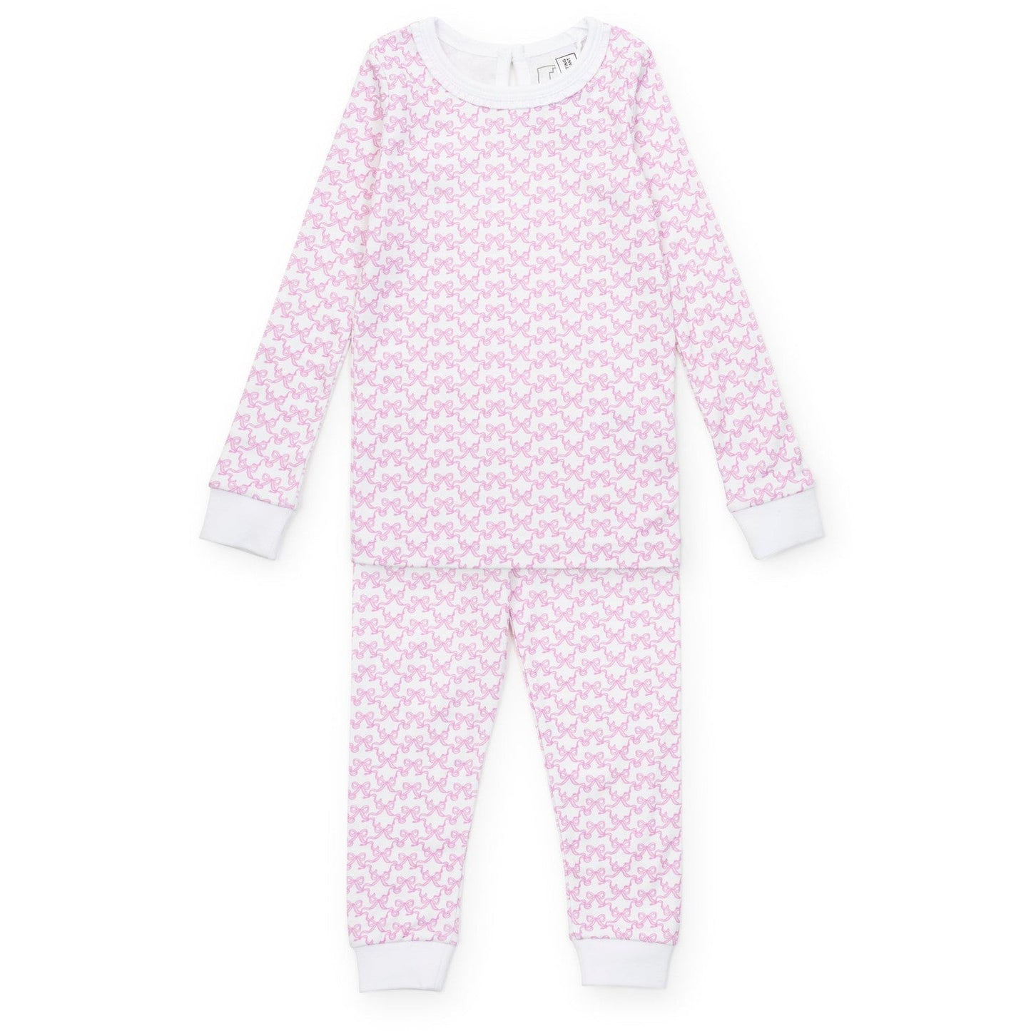 Lila and Hayes PRE-ORDER AVA PAJAMA SET -PRETTY PINK BOWS - Persnickety Shop