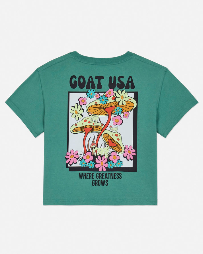 GOAT USA Women's Mushroom Crop Top - Persnickety Shop