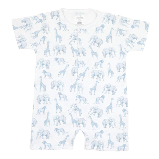 LYDA BABY SAFARI BLUE Boy Romper - Persnickety Shop