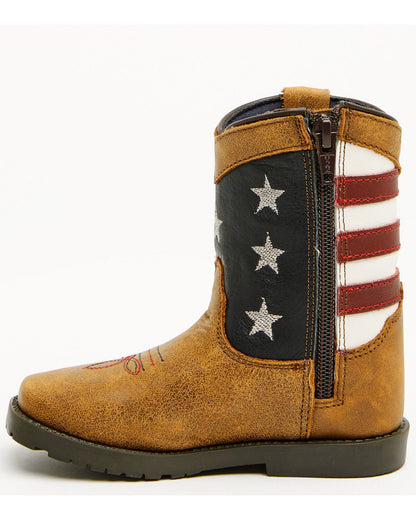 Smoky Mountain Boots- TODDLER STARS AND STRIPES WESTERN BOOTS - SQUARE TOE - Persnickety Shop