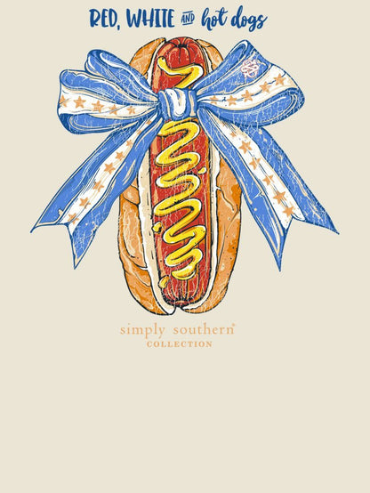Simply Southern Patriotic Hotdog T-Shirt - Persnickety Shop