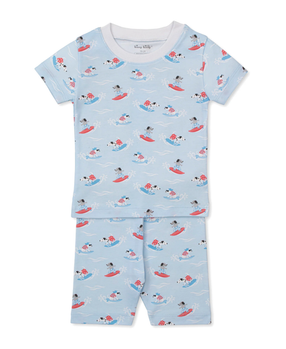 Kissy Kissy PJs  Beach Pups- SHORT SLEEVE - Persnickety Shop