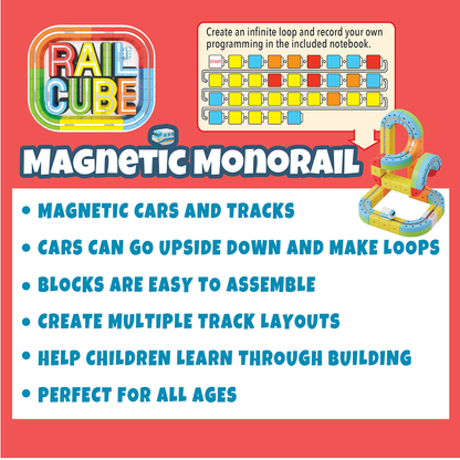 Rail Cube Magnetic Monorail Deluxe Set - Persnickety Shop