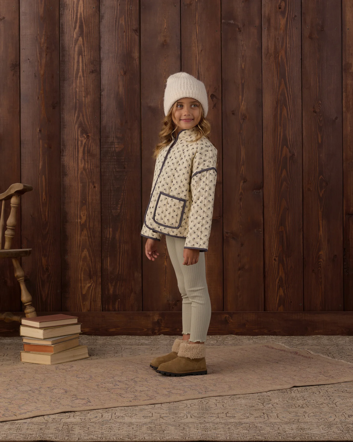 RYLEE + CRU QUILTED JACKET VINTAGE FLEUR