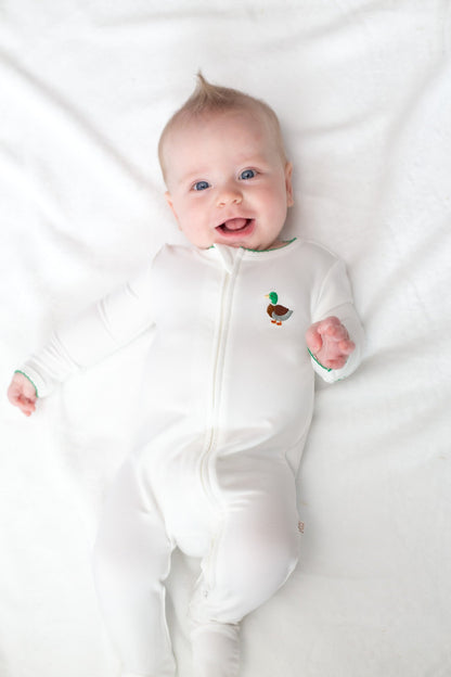 GOOSIES Mallard Embroidered Pip Zip