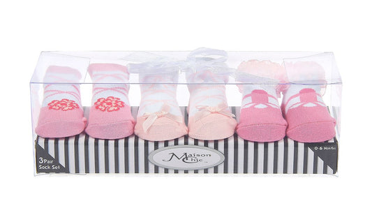 London Bridge Pink Baby Socks Gift Set - Persnickety Shop