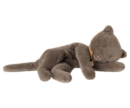 PREORDER Maileg Sleeping Kitten Plush, Medium - Grey