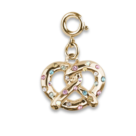 Charm It! Gold Pretzel Charm