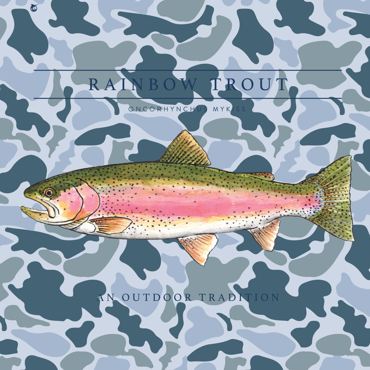 PRODOH Boys' Pro Performance Hoodie T-shirt in Cool Blues Break Point Camo