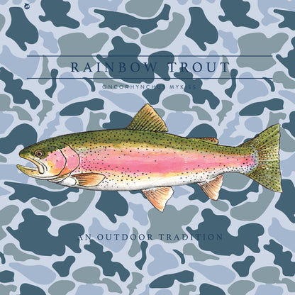 PRODOH Boys' Pro Performance Hoodie T-shirt in Cool Blues Break Point Camo