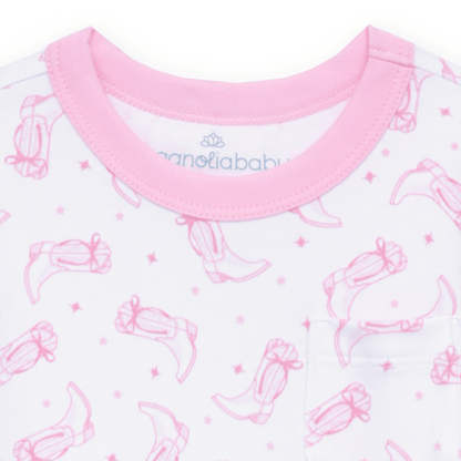 Magnolia Baby Darling Cowboy Boots Dress - Pink