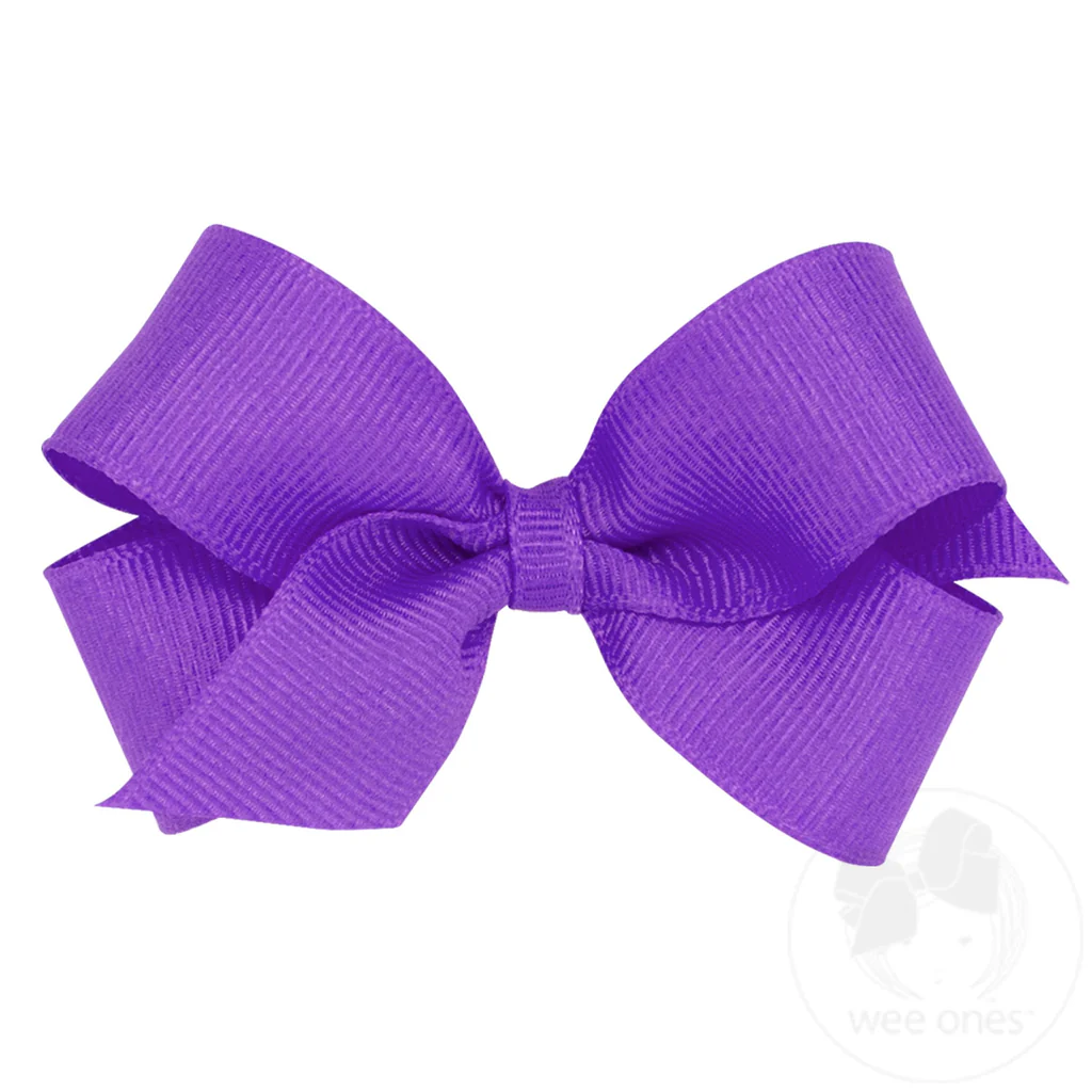 Wee Ones Medium Classic Grosgrain Hair Bow MANY COLORS - Persnickety Shop