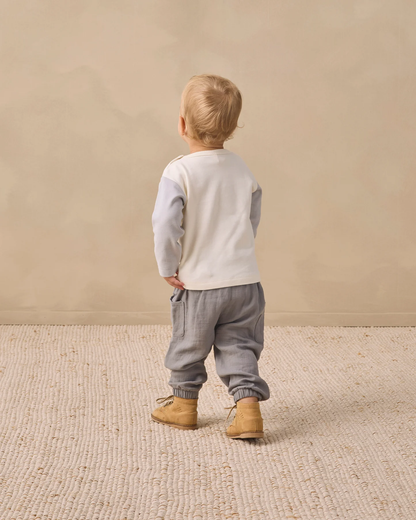QUINCY MAE LUCA PANT SLATE