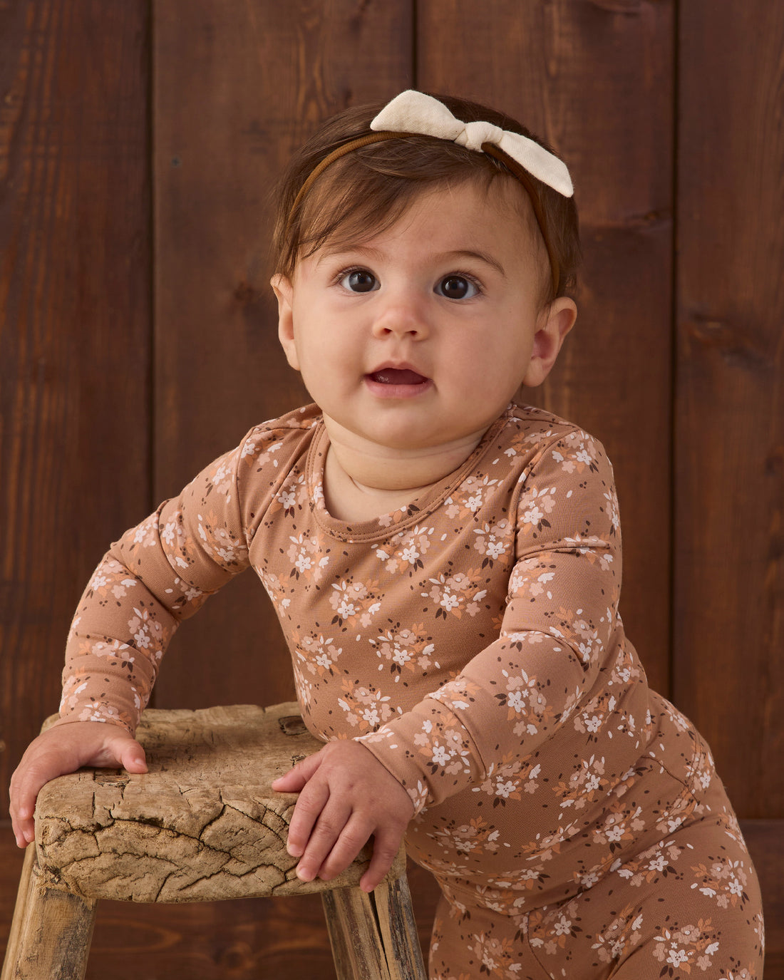 Quincy Mae BAMBOO PAJAMA SET FALL FLORAL