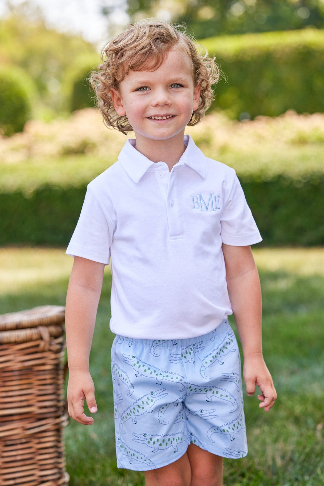 Short Sleeve Polo - White - Persnickety Shop