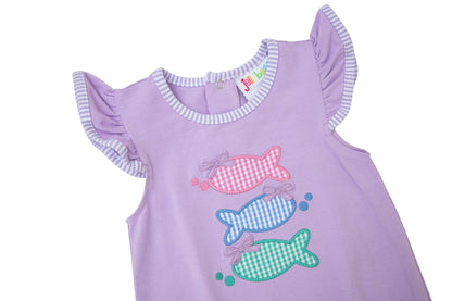 Jellybean Girl One Fish Two Fish Flutter Bubble - Persnickety Shop