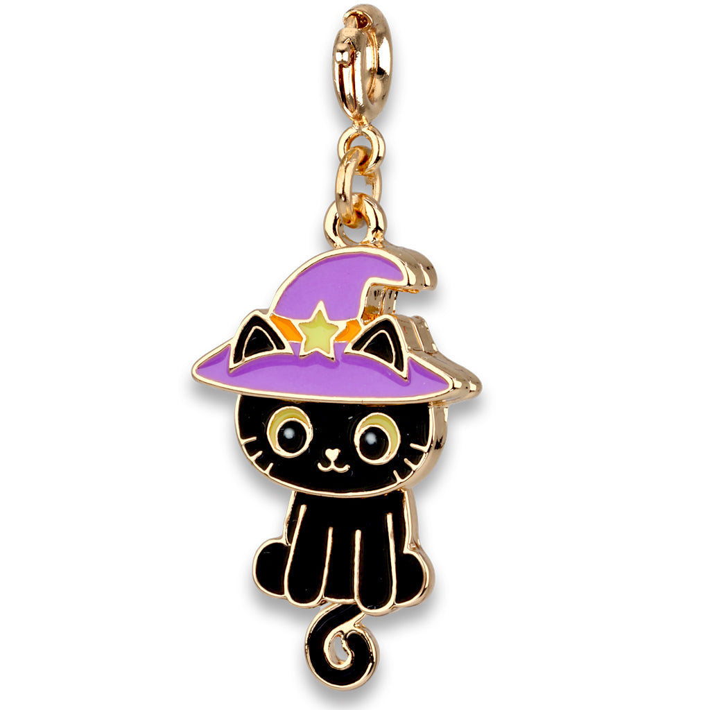 CHARM IT® Gold Swivel Black Cat Charm - Persnickety Shop