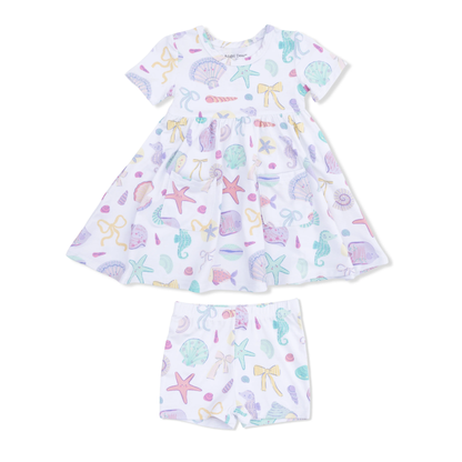 Beach Days - Twirly Dress with Cartwheel Short - Persnickety Shop