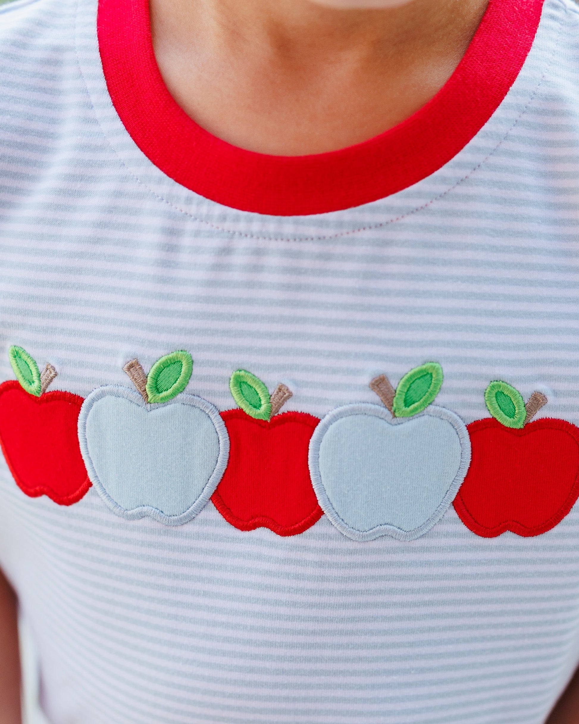 Apple A Day Short Set  by Jellybean Smock Candy - Persnickety Shop